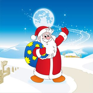 онлайн пазл «Дед Мороз»