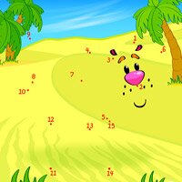 детская онлайн-игра, рисунок по точкам